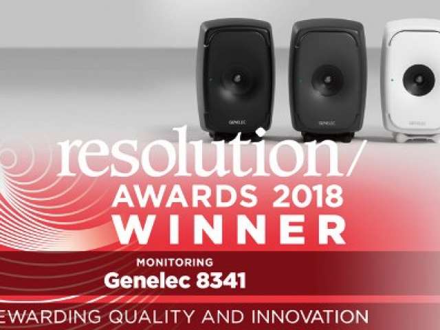 2018 legjobb stúdió monitorja a Genelec 8341 - Resolution Magazine